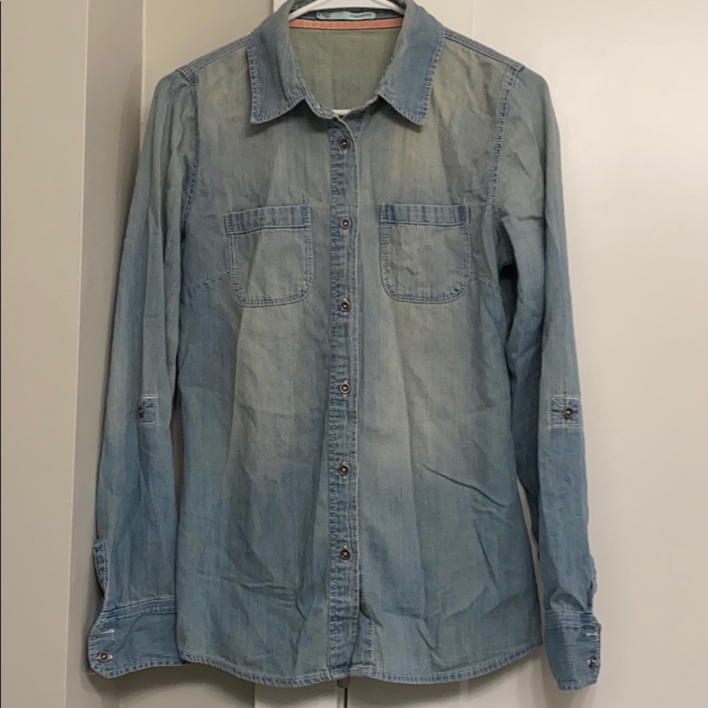 Button-up Denim Shirt